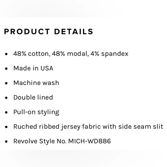 MICHAEL STARS REVOLVE NWOT LORI.DRESS - Picture 5 of 5